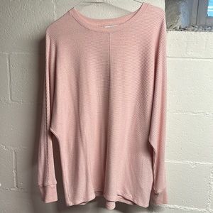 Women’s pink light weight long sweater